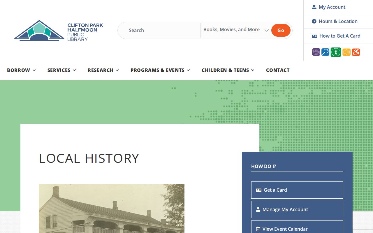Clifton Park city directory research at the public library Local History Room